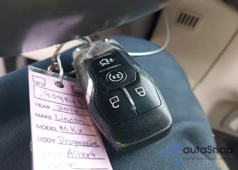 2016 Lincoln Mkx Reserve z USA, uszkodzony, nr VIN 2LMTJ6LR2GBL54800